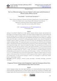 Kita tidak dapat berpikirtentang sesuatu yang telah mutlak selesai dan lengkap dan tidak akan barubah lagi. Pdf The Use Of Pictorial Analogy To Increase Students Achievement And Its Retention Of Physics Lessons Of Direct Current