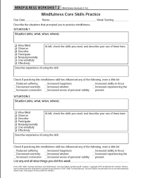 Mindfulness Worksheet Practicing Core Skills Printable Healing Schemas Http Healingschemas Tumblr Com Wise Mind Infj Psychology How To Fall Asleep