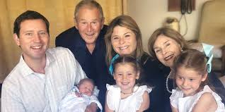 Taft, bush, and george walker bush are the only three presidents who were graduates of yale. George W Bush Shares Sweet Photos With 1st Grandson