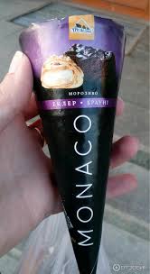 Мороженое «monaco» «черничный чизкейк» в вафельном сахарном рожке. Otzyv O Morozhenoe Tri Medvedya Monaco Dorogoe Morozhennoe S Ne Ochen Horoshim Sostavom