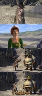 Donkey And Shrek Laughing Laugh Meme Meme Template Shrek