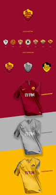 Old logo the very first football club logo which was adopted in 1927 comprised the depiction of the statue. As Roma Branding And New Logo 2018 On Behance