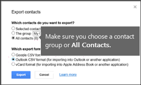 Contact ups to avail yourself of many different services offered. Import Gmail Contacts To Outlook