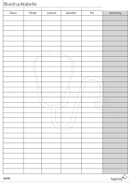 Unsere vorlagen sind alle kostenlos sie sind passgenau auf avery zweckform produkte abgestimmt. Blutdruck Messen Tabelle Zum Ausfullen Vorlage Pdf Helpfully De