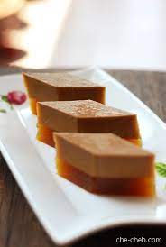 Agar agar santan gula merah 4 bahan tanpa telur delicious brown sugar jelly recipe. Gula Melaka Coconut Milk Jelly Che Cheh