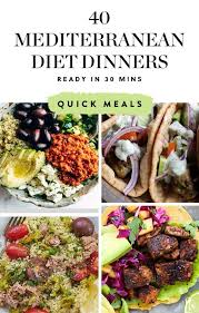 Maybe you would like to learn more about one of these? 40 Mediterranean Diet Dinners You Can Make In 30 Minutes Or Less Purew Easy Mediterranean Diet Recipes Mediterranean Diet Meal Plan Mediterranean Diet Recipes