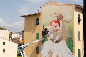 Linaugurazione del grande murale di Zed1 in Borgo Cappuccini 179 | Città  di Livorno - Fototrasp