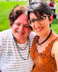 This is me sitting in Elizabeth Peters' writing room for the first time,  soaking up the magic she left behind. For anyone who doesn't know,  Elizabeth Peters was the pseudonym for Barbara