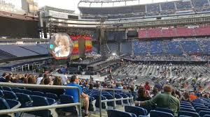 Gillette Stadium Section 111 Row 35 Seat 22 Coldplay