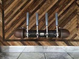 4 Tap Wall Mounted Draft Beer Wine Spirit Tower Pub Bar Home Etsy Beer Taps Draft Beer Beer Wall
