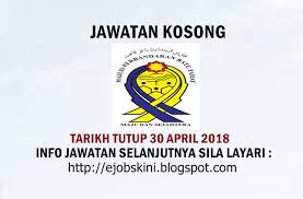 Penolong pegawai kesihatan dan persekitaran gred u29 4. Jawatan Kosong Majlis Perbandaran Batu Pahat Mpbp 30 April 2018