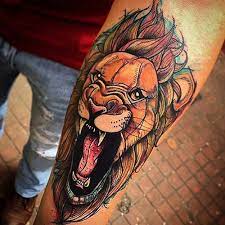 Cartoon Lion Tattoo Galatasaray Aslan Dovmesi Aslan Dovmesi Hayvan Dovmeleri Aslan
