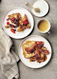 Gordon S Family Favourites French Toast With Bacon Or Berries Savoury French Toast French Toast Recipe Cooking Bacon