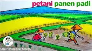 Paidi adalah seorang petani porang sekaligus mantan pemulung yang hingga kini sudah memiliki omzet di atas 1 miliar dan berharap untuk mengumrahkan 1 desa. Cara Menggambar Petani Panen Padi Youtube