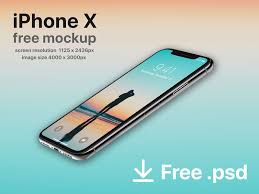 Iphone X Perspective Mockup Free Photoshop Mockups Iphone Photoshop Mockup