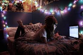 It is time for you to use christmas bedroom decorating ideas to create perfect sanctuary this season. Christmas Lights In The Bedroom