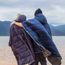 Humanoid sleeping bag - Hoodie Blanket, Portable Poncho Warm Cover Coat,  Windproof Water Cloak Cape for Cold Weather Outdoors, Home or Office Use :  Amazon.co.uk: Sports & Outdoors