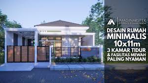 Rumah 2 lantai minimalis modern elegan. Desain Rumah 10x11m 3 Kamar Tidur Dan Fasilitas Mewah Imaginarsitek Youtube