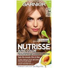 Garnier Nutrisse Ultra Nourishing Hair Color Creme B4 Caramel Chocolate 1 Kit Walmart Com Nourishing Hair Hair Color Garnier Hair Color