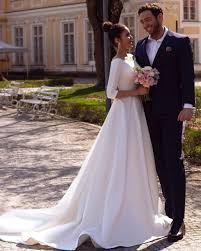 This is your permission to ditch the formal wedding gown. Simple Wedding Dresses For Elegant Brides