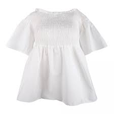Check spelling or type a new query. Haut Manches Courtes Smocke Femme Care Of You A Prix Degriffe
