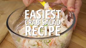 My husband ate it on top of a bed of lettuce and added cherry tomatoes. Easiest Crab Salad With 3 Ways To Serve Favorite Family Recipes