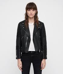 Womens Estella Leather Biker Jacket Black Biker Jacket Outfit Women Jacket Outfit Women Best Leather Jackets