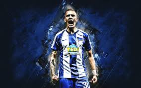 Find hertha bsc pictures and hertha bsc photos on desktop nexus. Download Wallpapers Marius Wolf Hertha Bsc Portrait German Soccer Player Blue Stone Background Bundesliga Germany Football Hertha For Desktop Free Pictures For Desktop Free