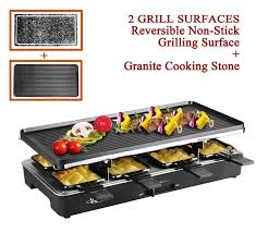 10 Best Electric Raclette Grill For A Perfect Party Essential Cooking Stone Raclette Grill Grill Plate