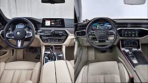 Audi A6 Vs Bmw 5 Series Vs Mercedes E Class 2020 2018 Audi A6 Avant Vs Bmw 5 Series Touring Interior Design Youtube