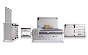 Maybe you would like to learn more about one of these? Montana Queen White Storage Bedroom Set Bob S Discount Furniture