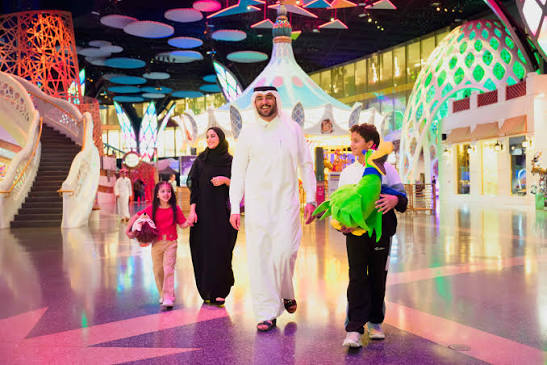 Indoor attractions at Doha Quest Theme Park