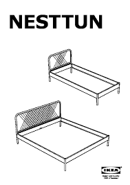 Nesttun Bed Frame White Ikeapedia