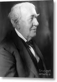 Thomas Edison Metal Prints and Thomas Edison Metal Art