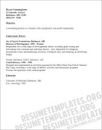 Volunteer Resume Sample Good Resume Examples Best Resume Template Resume Examples