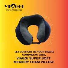 Responsive Memory Foam Pillow With Perfect Fit Design Gives You Sound Sleep On The Go Flattened Rear End Is Perfect Memory Foam Pillow Memory Foam Foam Pillows