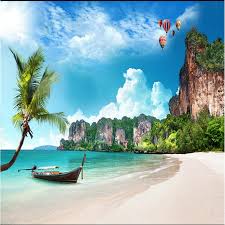 Check spelling or type a new query. Beibehang Papel De Parede Custom Wallpaper 3d Stereo Mural Beach Balcony Sea View Blue Sky White Cloud Tv Background Wall Paper Buy At The Price Of 8 40 In Aliexpress Com Imall Com
