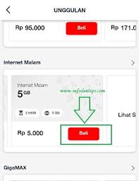 Cara Membeli Paket Malam Midnight Telkomsel Dengan Mytelkomsel