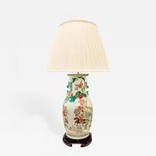 Minimum quantity supplied is 1. Large Chinese Studio Made Porcelain Table Lamp 1960s