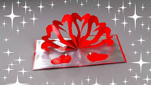 Pop up cards are fun to make and turns out amazing when it is done. Pop Up Valentine Cards Diy Novocom Top