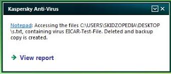 Test Your Anti Virus Software With Eicar Test File Skidzopedia