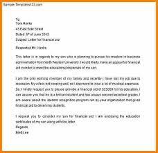 Sample letter/template for requesting employer support and financial sponsorship for fuqua's executive mba programs. 8 How To Write A Letter Asking For Financial Support Financial Assistance Financial Aid Financial