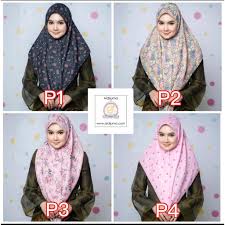 Lepas ni yuyu udate yang lain pulak ye. New Tudung Bawal Aidijuma Printed Tuah Delima Shopee Malaysia