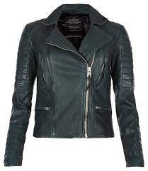 Allsaints Dark Green Forrest Jacket Size 4 S In 2020 Green Leather Jackets Leather Jackets Women Leather Jacket