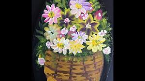 Check spelling or type a new query. One Stroke Painting Flower Basket Composition Youtube