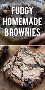 Easy Homemade Brownies You Ll Never Make Boxed Brownies Again Video Recipe Video Dessert Recipes Fun Desserts Best Dessert Recipes