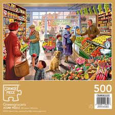 At 500 pieces these puzzles are easy to finish in an afternoon while … Greengrocers 500 Piece Jigsaw Puzzle From 5 00 The Works