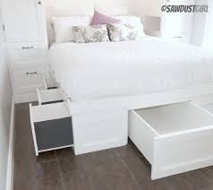 In such cases, niches can prove to be a boon. Built In Wardrobes And Platform Storage Bed Sawdustgirl Com