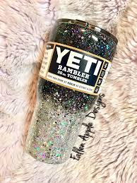 Black And Silver Ombre Tumbler Black To Silver Personalized Glitter Tumbler Tazas Manualidades Vasos