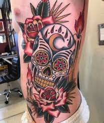 Everyone knows that tattooing name of your beloved might not be the in fact, having colorful tattoos shows that you are self confident, courageous guy who doesn't. Sugar Skull Tattoo Designs Candy Skull Meaning